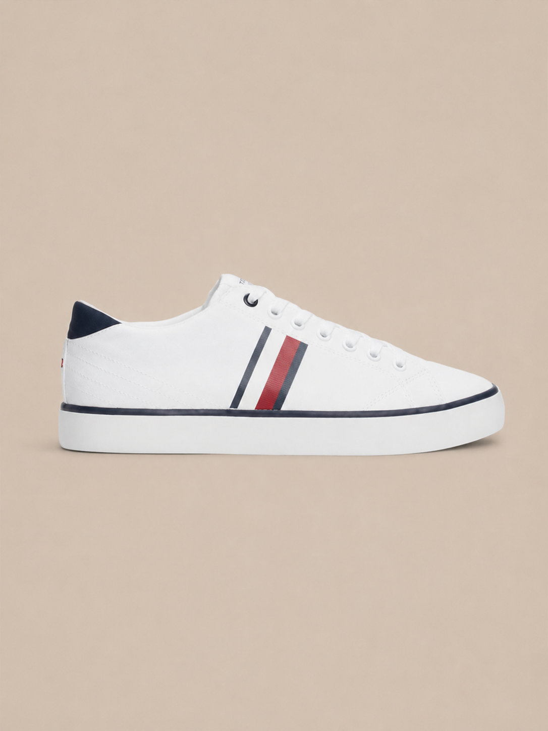 Tommy Hilfiger Signature Tape Sneakers Laag Heren - Wit - MelonMax