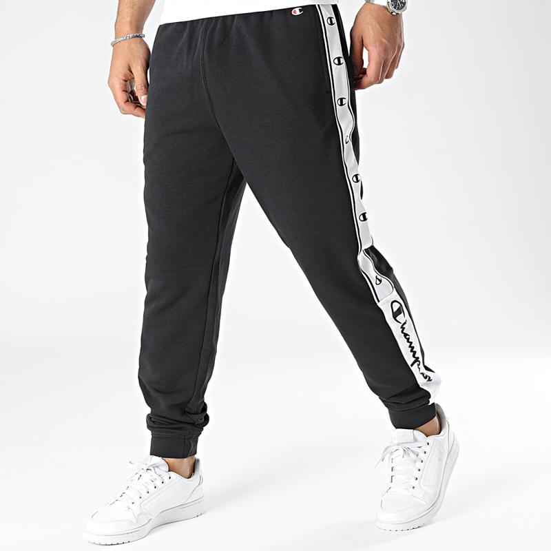Champion Jogginsbroek Zwart/Wit - MelonMax