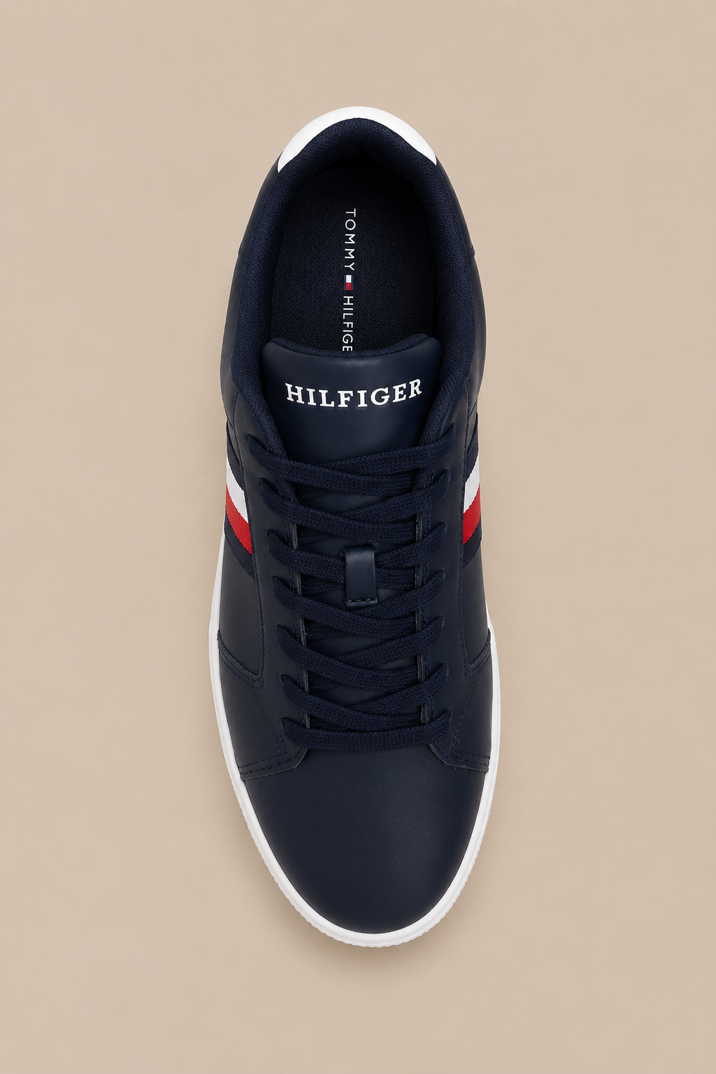 Tommy Hilfiger Supercup Stripes Sneakers Laag Heren - Desert Sky - MelonMax