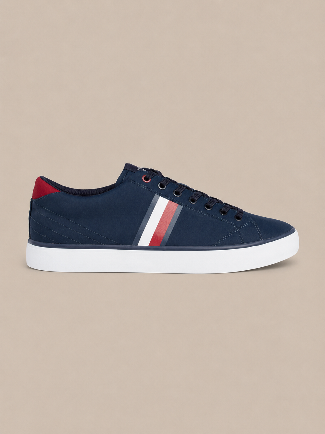 Tommy Hilfiger Supercup LTH Stripes Sneakers Laag Heren - Desert Sky - MelonMax