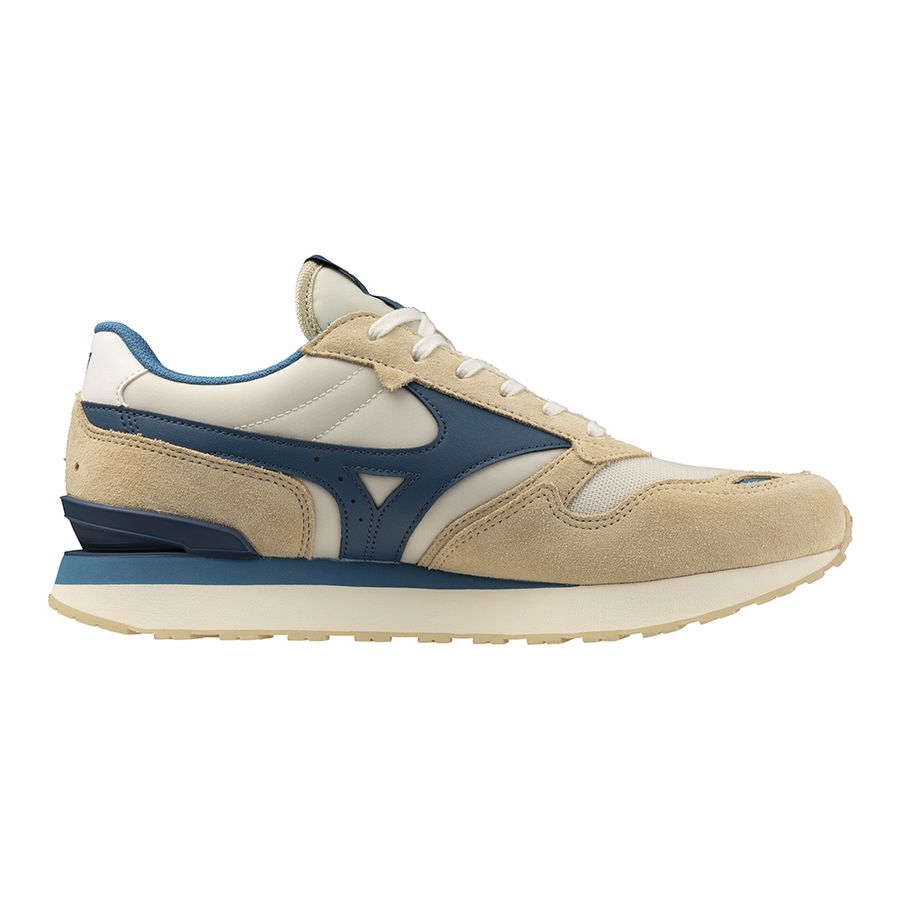 Mizuno RB87 Sneakers Heren - Beige/Blauw Nog afmaken - MelonMax