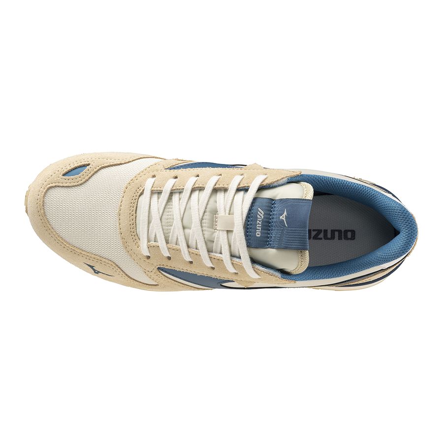 Mizuno RB87 Sneakers Heren - Beige/Blauw Nog afmaken - MelonMax
