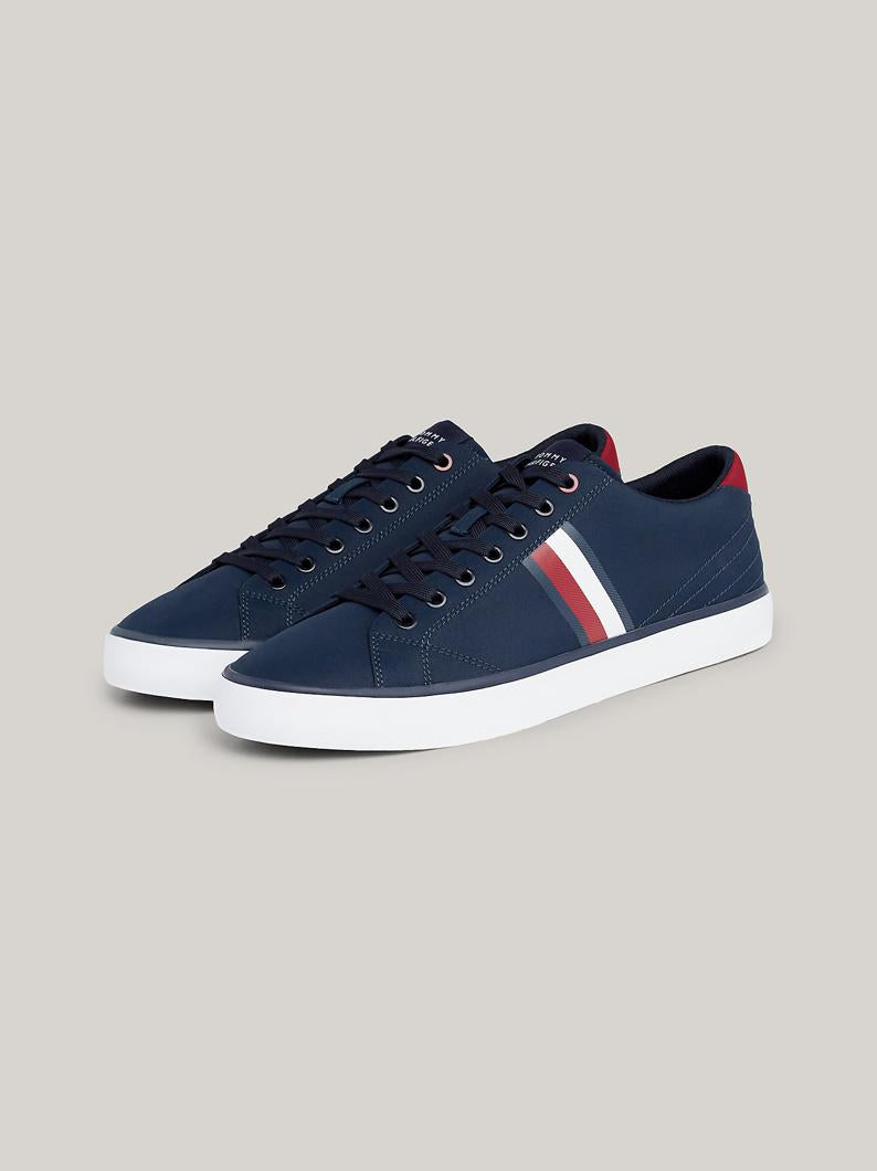 Tommy Hilfiger Signature Tape Sneakers Laag Heren - Desert Sky - MelonMax