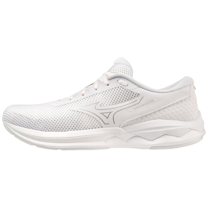 Mizuno Wave Revolt 3 Hardloopschoenen Unisex - wit - MelonMax