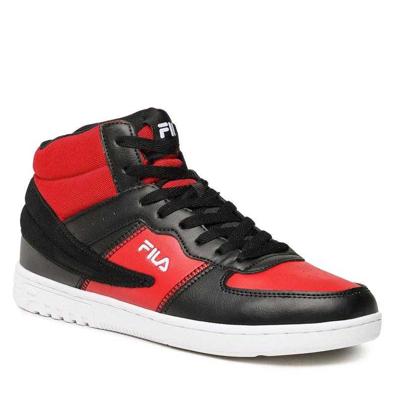 Fila High-Top Sneakers - Stijlvolle Rode/Zwarte Herensneakers - MelonMax