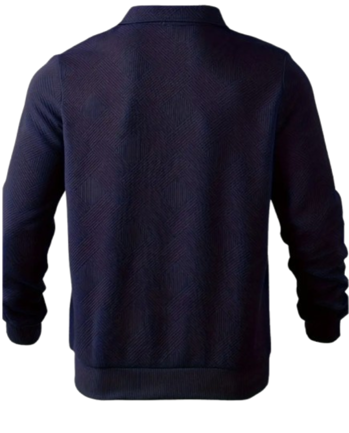 JOWA Heren Donkerblauwe Half-Zip Sweater - MelonMax