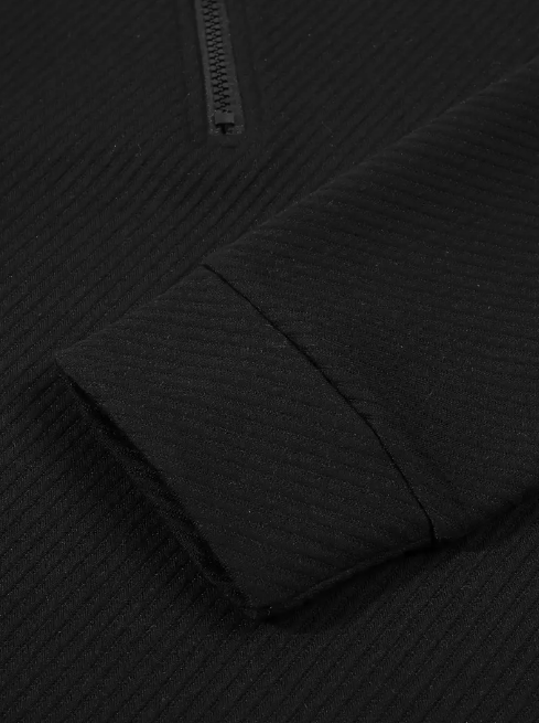 JOWA Casual Heren Quarter-Zip Trui met Regular Fit en Ritssluiting - Perfect voor Herfst, Winter en Lente - MelonMax
