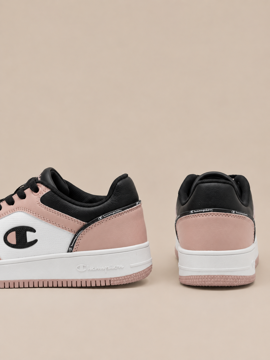 Champion Rebound 2.0 Low Dames Sneakers Roze