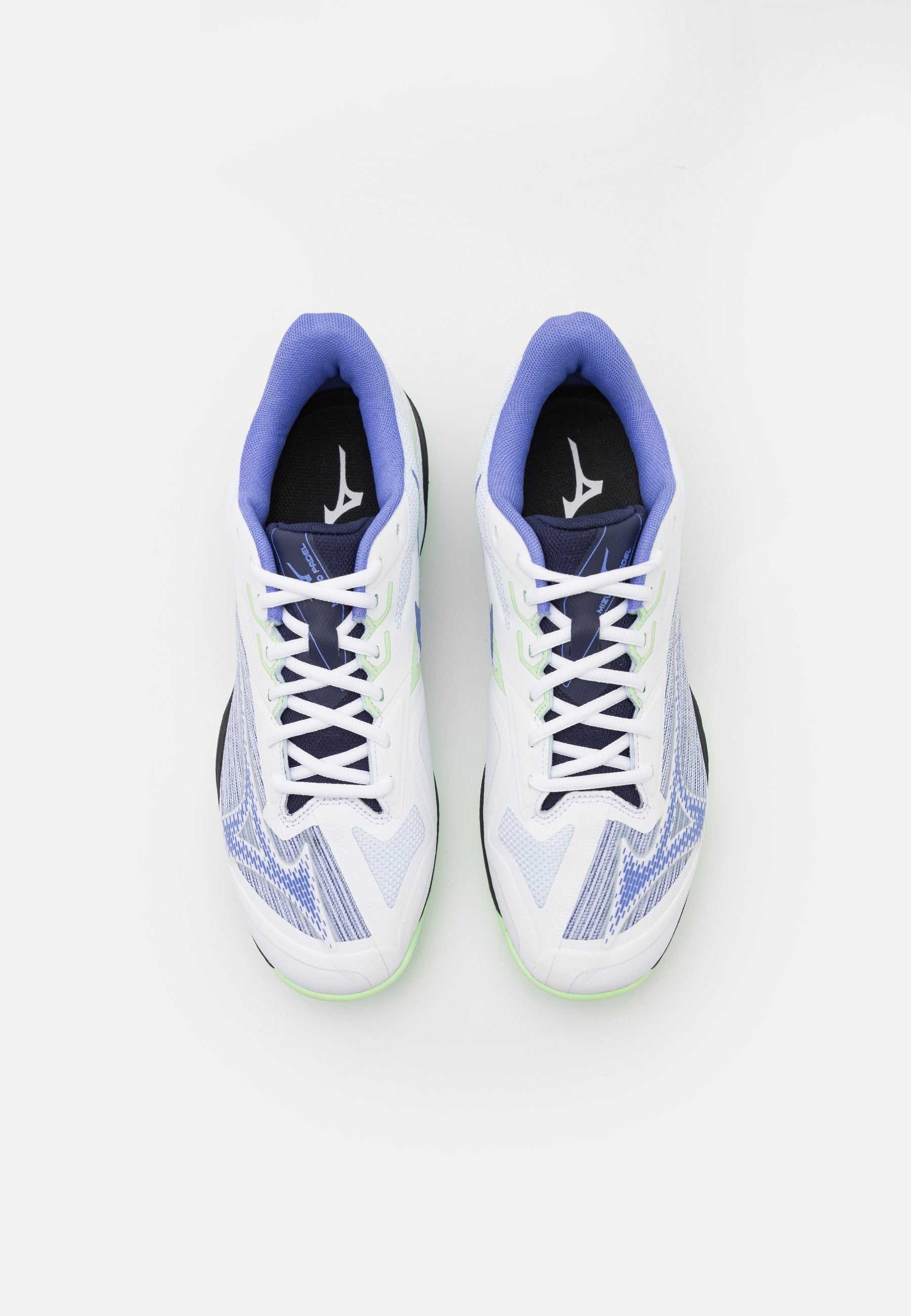 Mizuno Wave Exceed Light 2 Padelschoenen Unisex - Wit/Groen/Blauw - MelonMax