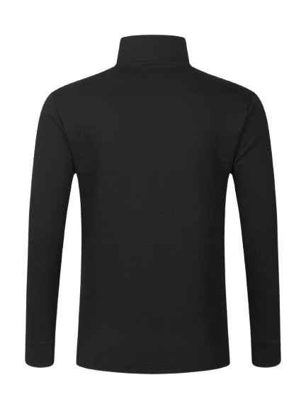 JOWA Casual Heren Quarter-Zip Trui met Regular Fit en Ritssluiting - Perfect voor Herfst, Winter en Lente - MelonMax