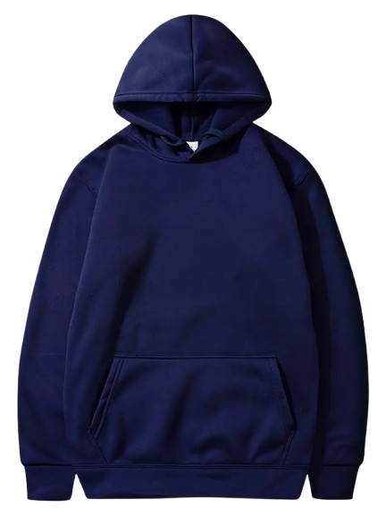 JOWA Blauwe Herens Hoodie met Capuchon en Kangoeroezak – 100% Polyester, Casual Sweatshirt voor Alle Seizoenen - MelonMax