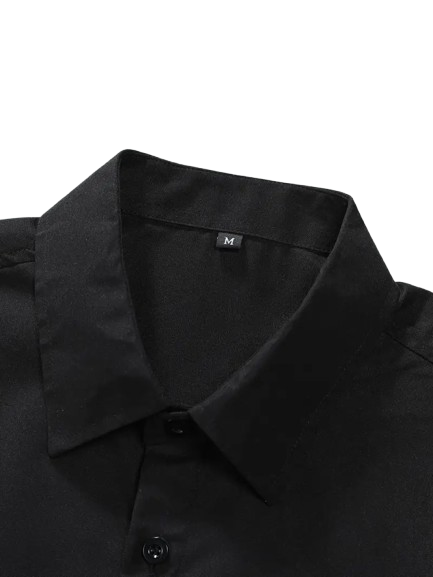 JOWA Klassiek Herenoverhemd met Korte Mouwen – Zakelijk & Casual Overhemd, 100% Polyester - MelonMax