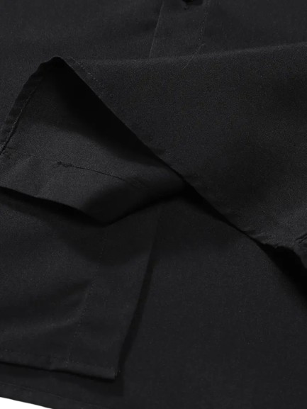 JOWA Klassiek Herenoverhemd met Korte Mouwen – Zakelijk & Casual Overhemd, 100% Polyester - MelonMax
