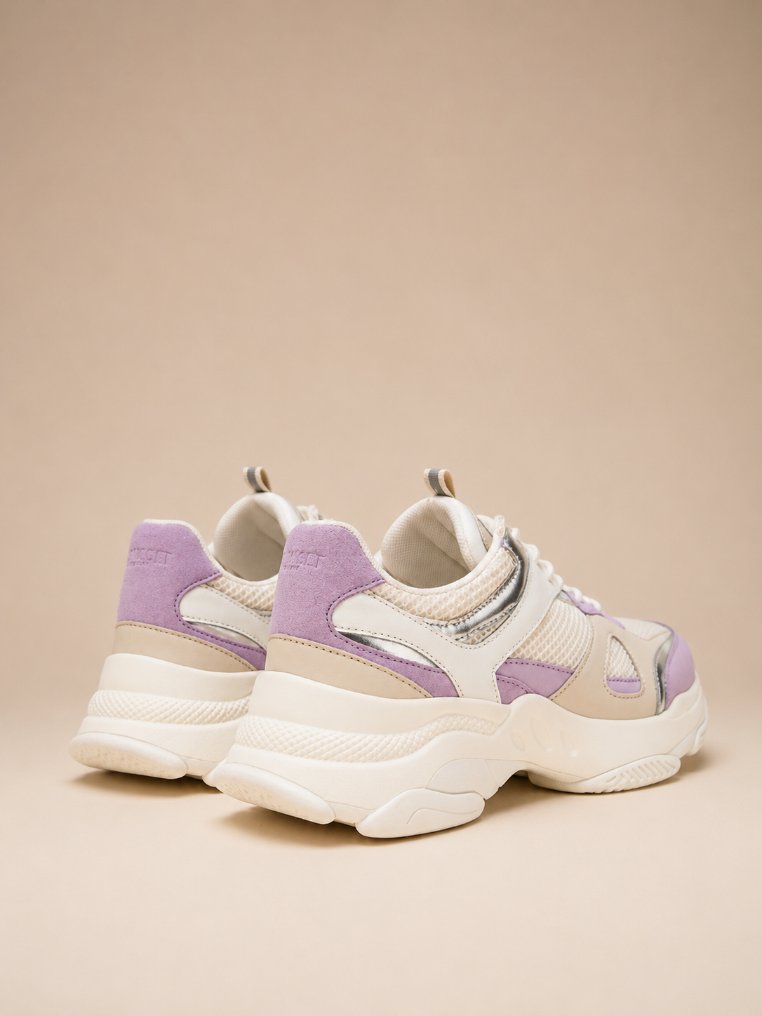 Twinset Leather Running Trainers with Inserts Damessneakers - MelonMax