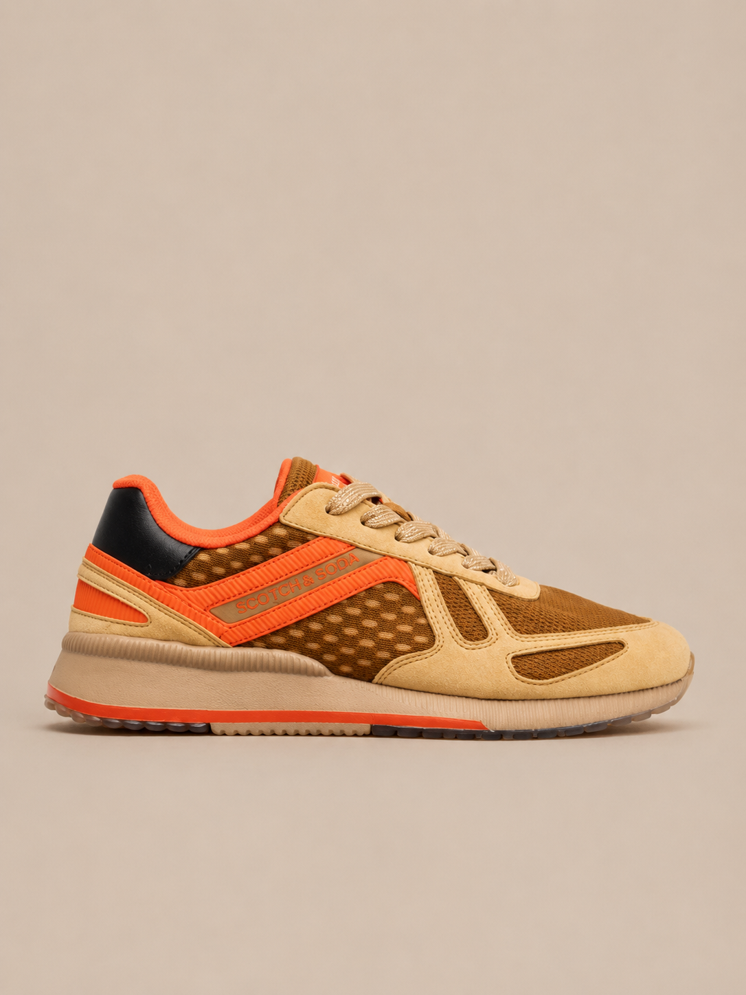 Scotch & Soda Leather Athletics Heren Sneakers - MelonMax