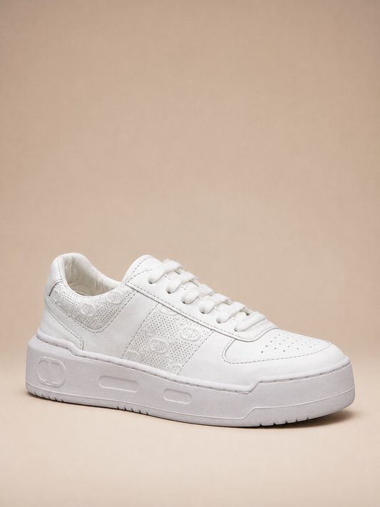 Twinset Bassa in Pelle Oval T Damessneakers - MelonMax