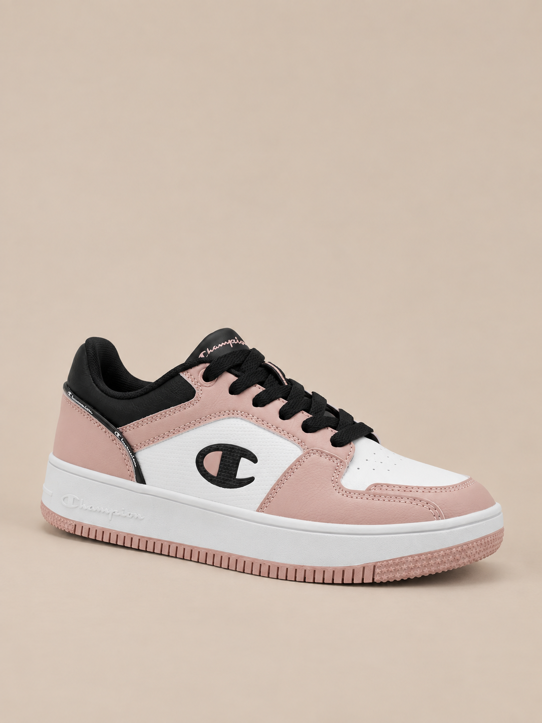 Champion Rebound 2.0 Low Dames Sneakers Roze