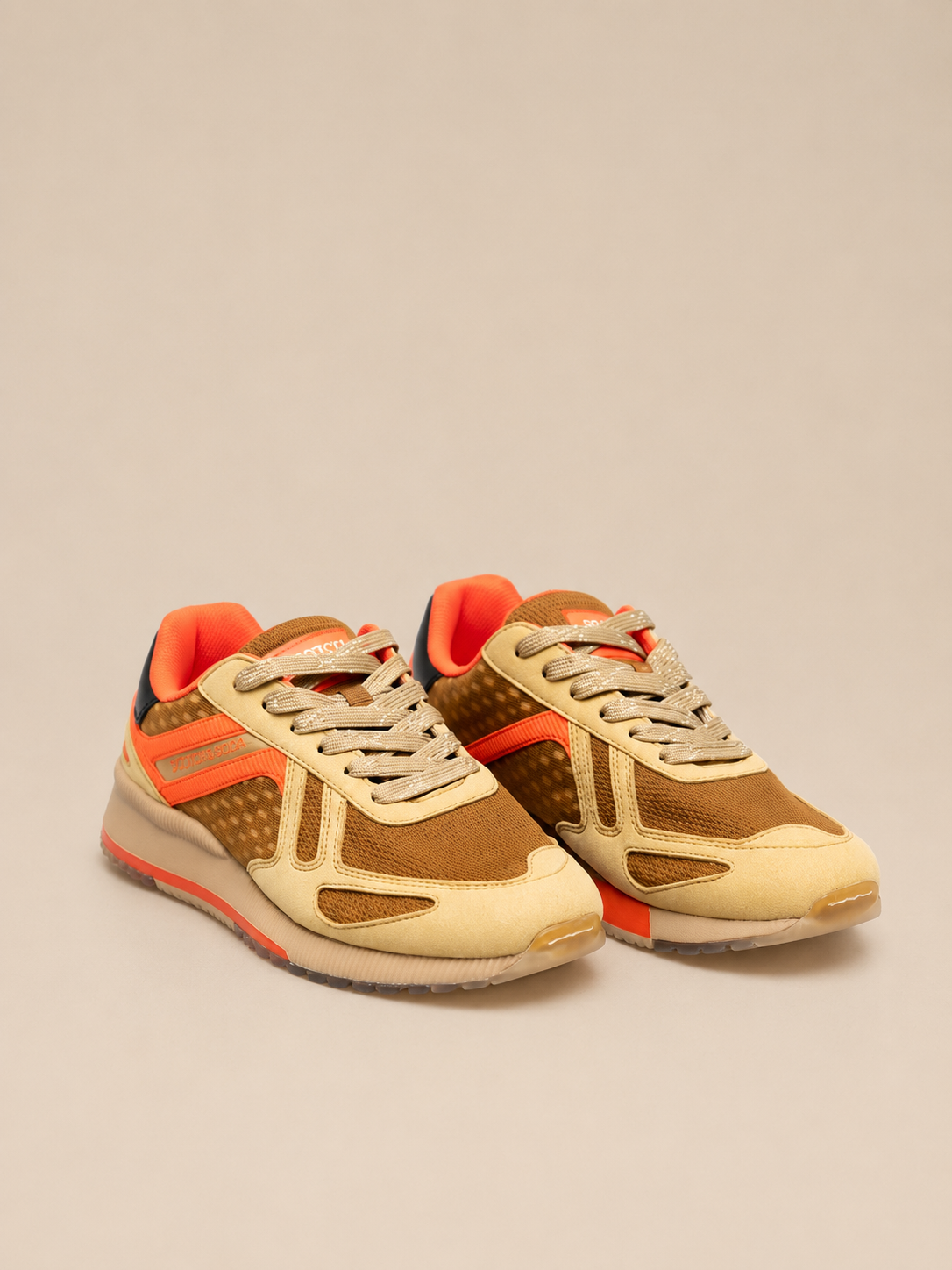 Scotch & Soda Leather Athletics Heren Sneakers - MelonMax