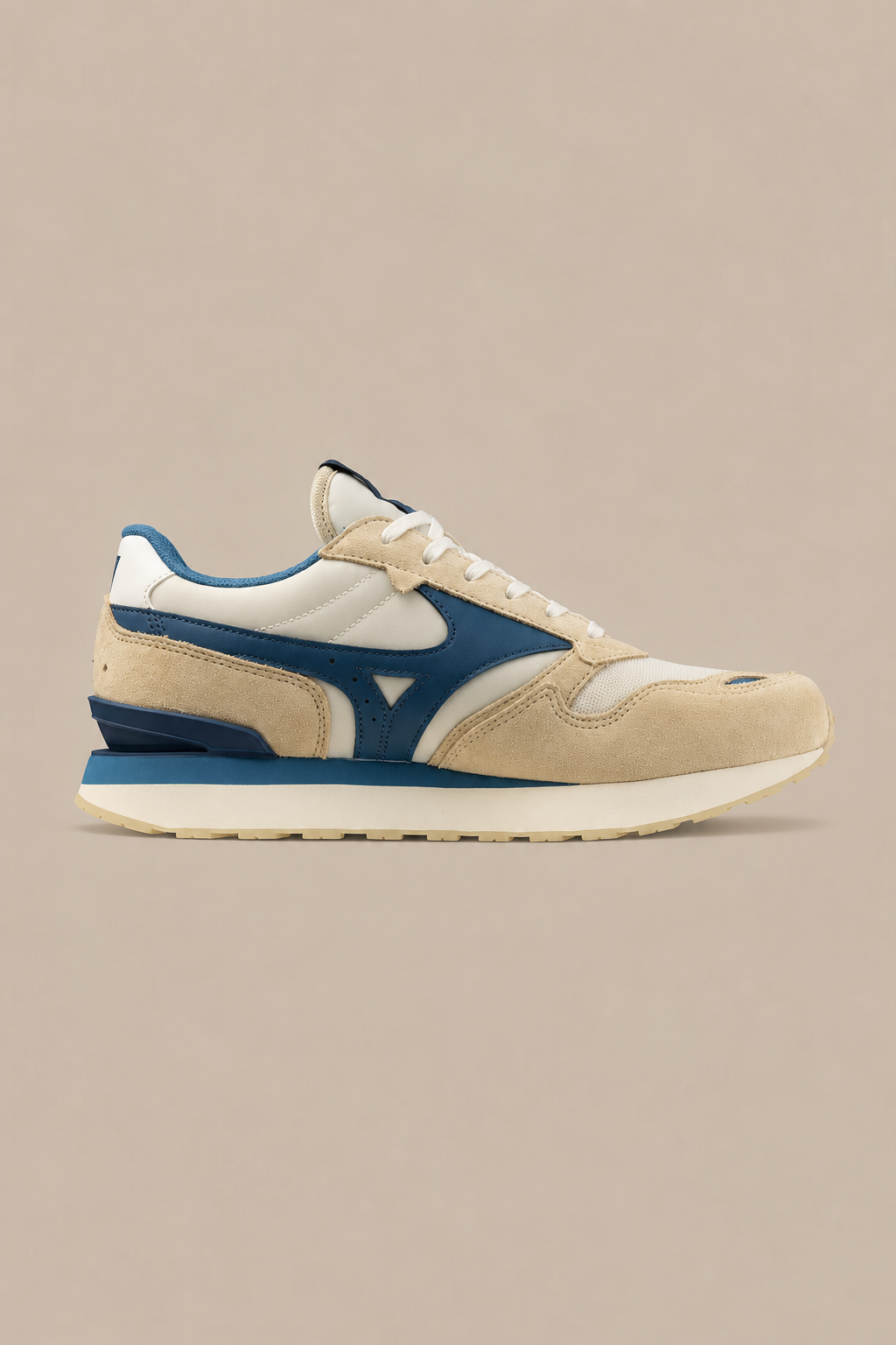 Mizuno RB87 Sneakers Heren - Beige/Blauw - MelonMax