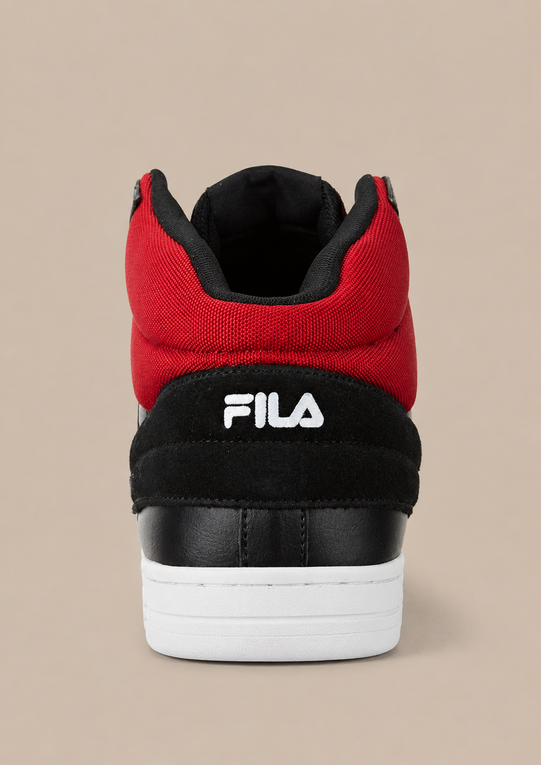 Fila High-Top Sneakers - Stijlvolle Rode/Zwarte Herensneakers - MelonMax