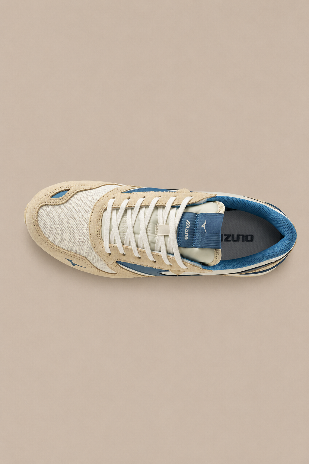 Mizuno RB87 Sneakers Heren - Beige/Blauw - MelonMax