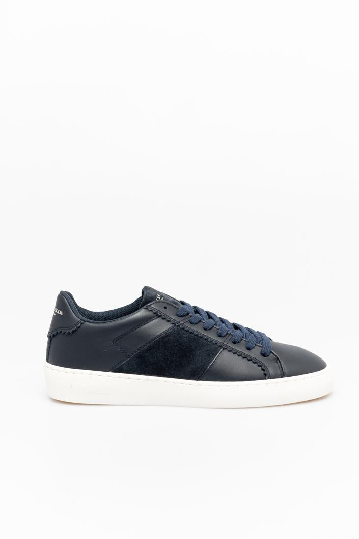 Scotch & Soda Plakka 2.0 Sneakers Laag Heren - Marineblauw - MelonMax