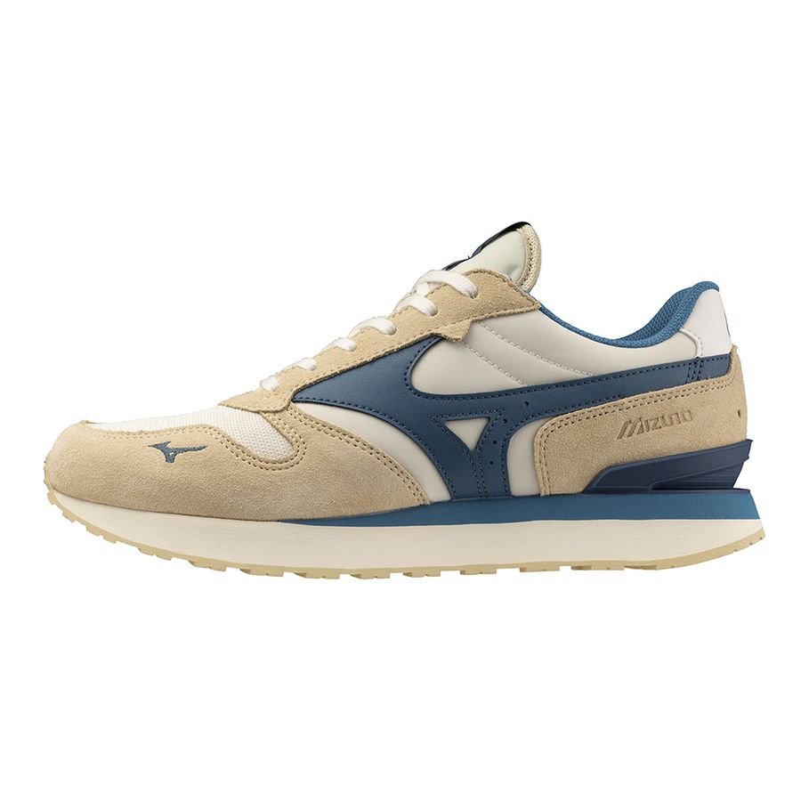 Mizuno RB87 Sneakers Heren - Beige/Blauw Nog afmaken - MelonMax
