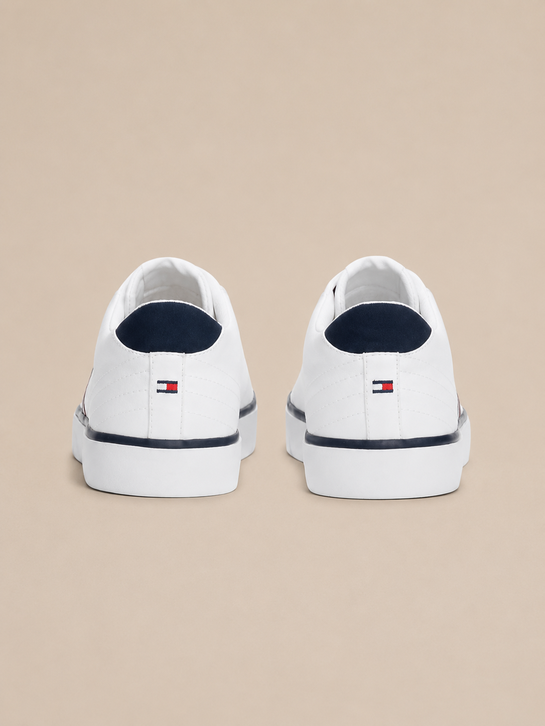Tommy Hilfiger Signature Tape Sneakers Laag Heren - Wit - MelonMax